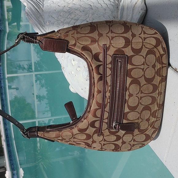 Coach Handbags - COACH vintage Signature Jacquard Ergo shoulder bag 6045